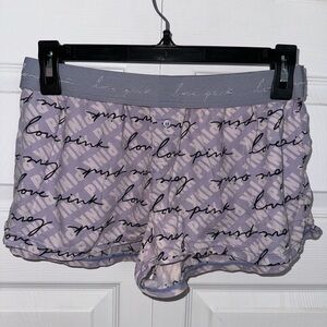 PINK Foldover Boxer Sleep Shorts